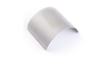 Sieve insert 0.25 mm trapezoidal perforation, made of stainless steel 316L Sieve insert 0.25 mm trapezoidal perforation, made of stainless steel 316L